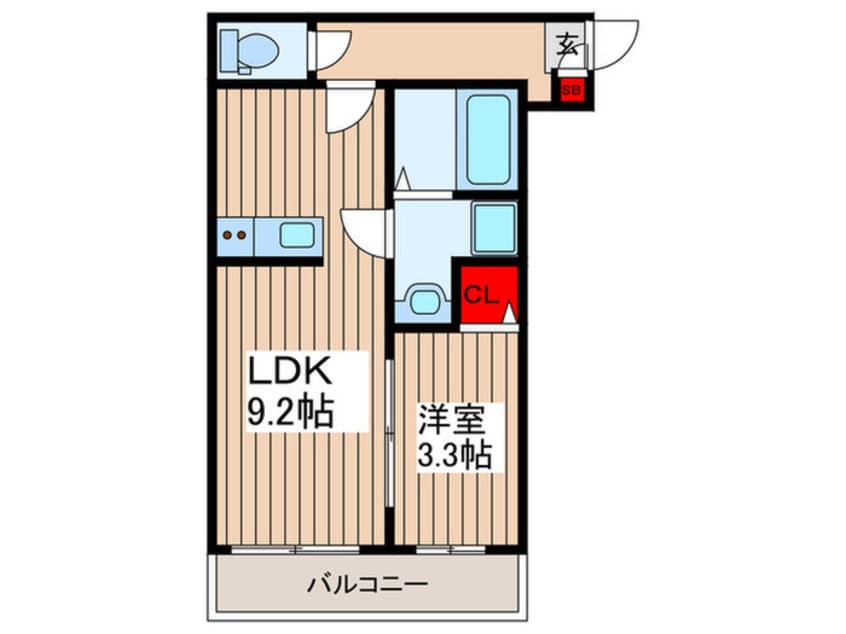 間取図 仮）トレンティーノ