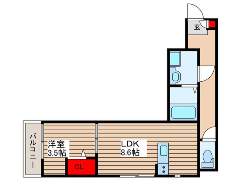 間取図 仮）トレンティーノ