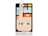 ハイツフジ 1Rの間取り