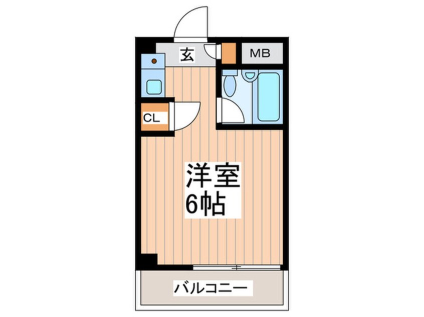 間取図 ハイツフジ