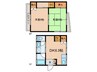 旭町2丁目戸建 2DKの間取り