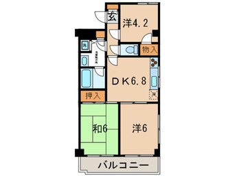 間取図 ワコーレ新川崎(203)