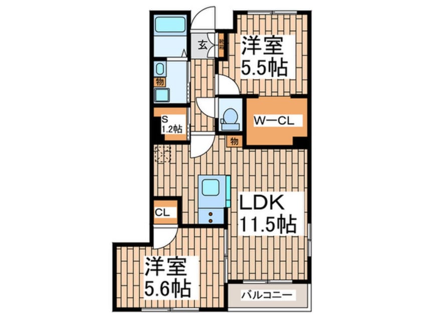 間取図 ソラール池上
