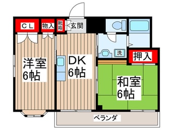 間取図 コ－ポリバ－スト－ン