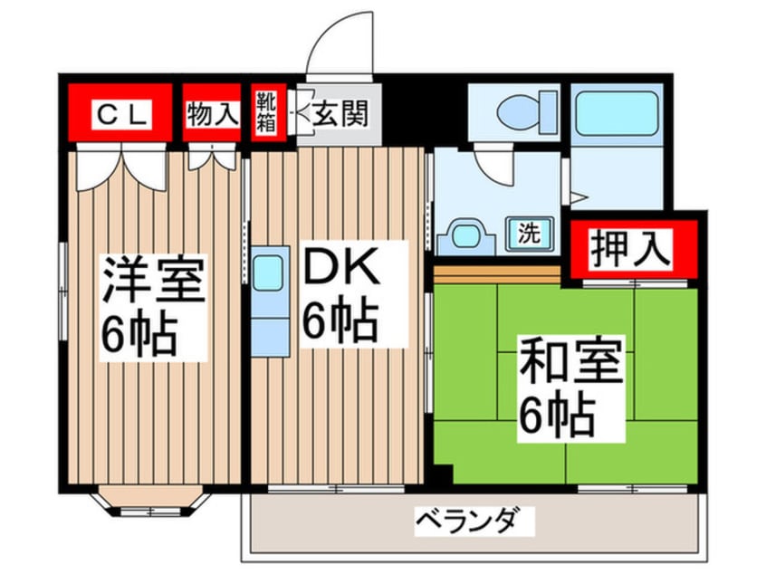 間取図 コ－ポリバ－スト－ン