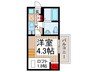 仮)KEIAI RESIDENCE 中浦和 1Kの間取り