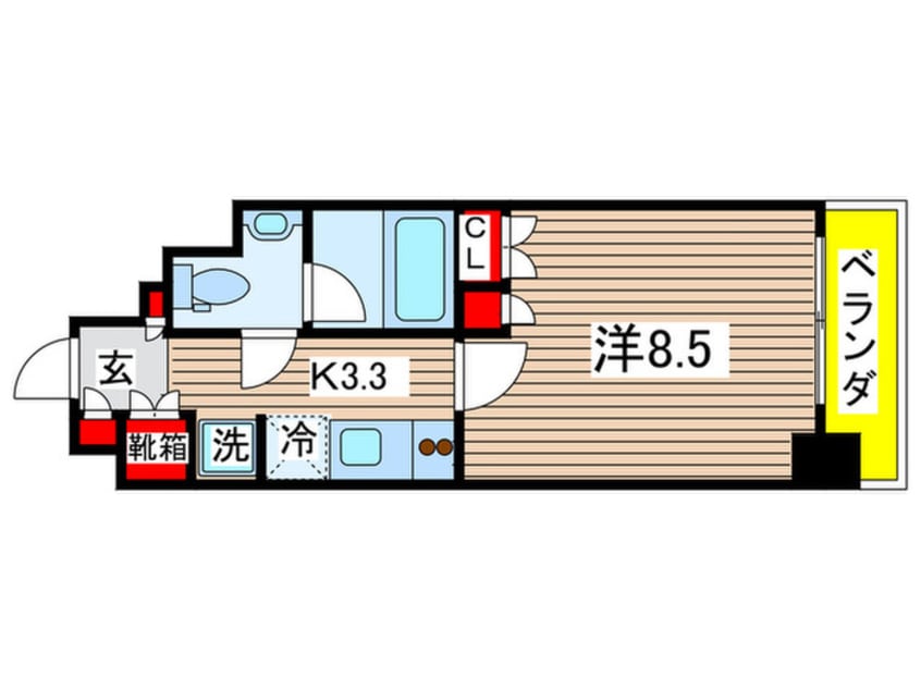 間取図 コンフォリア両国サウス