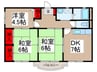 第３サンハイツコイヌマＢ 3DKの間取り