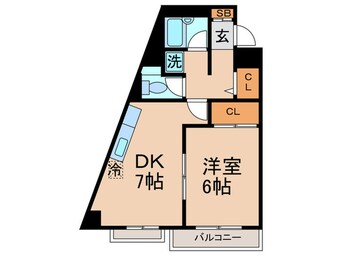 間取図 三国マンション