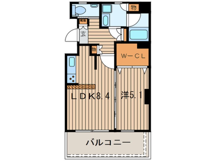 間取図 メゾンモネ