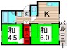 ハイムビッグＣ 2Kの間取り