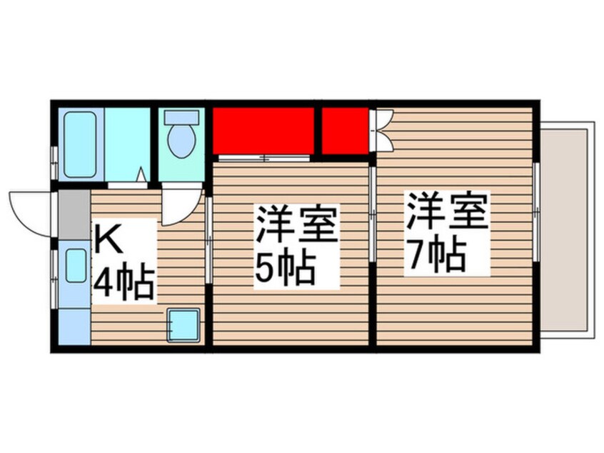 間取図 篠崎コ－ポ