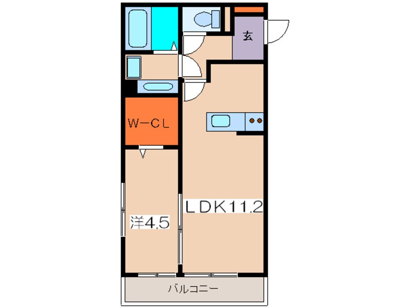 間取図 アメニティーコート