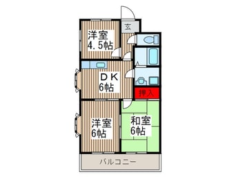 間取図 メゾン武蔵浦和２号館