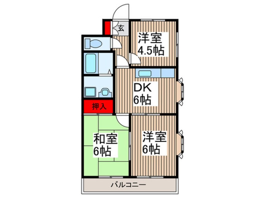 間取図 メゾン武蔵浦和２号館