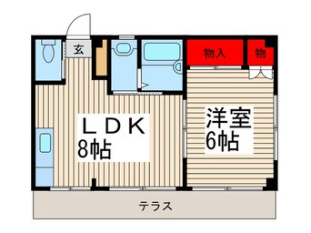 間取図 グリ－ンヒル