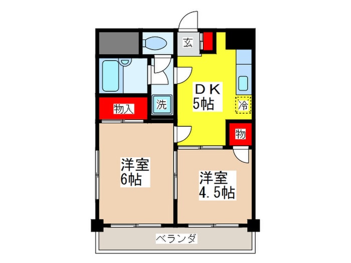 間取り図 清和サニ－ハイツ