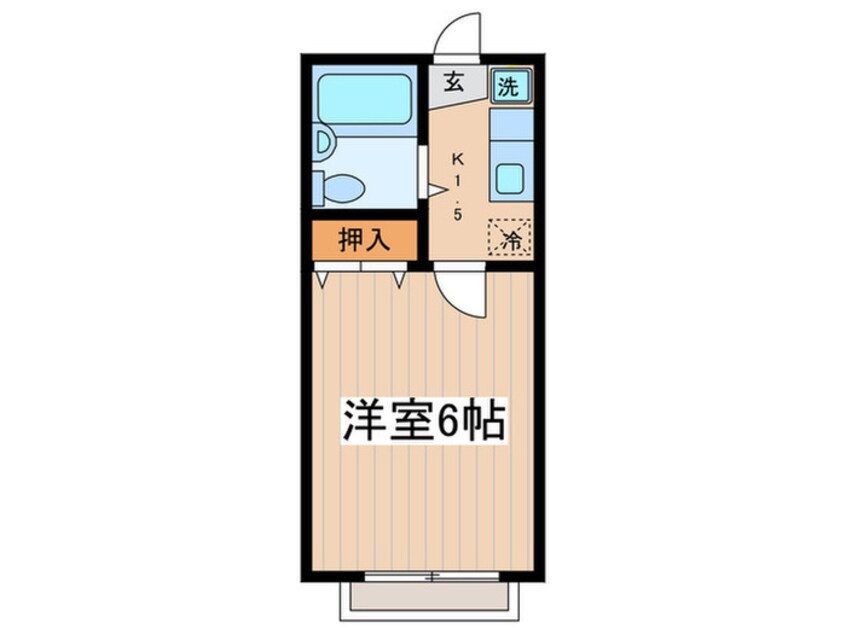 間取図 ラリ－グラスたかの台(2F)