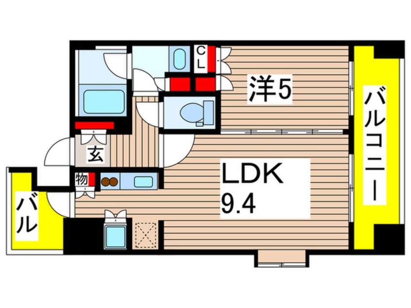 間取図 カスタリア森下