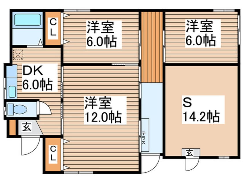 間取図 ハピネステラス
