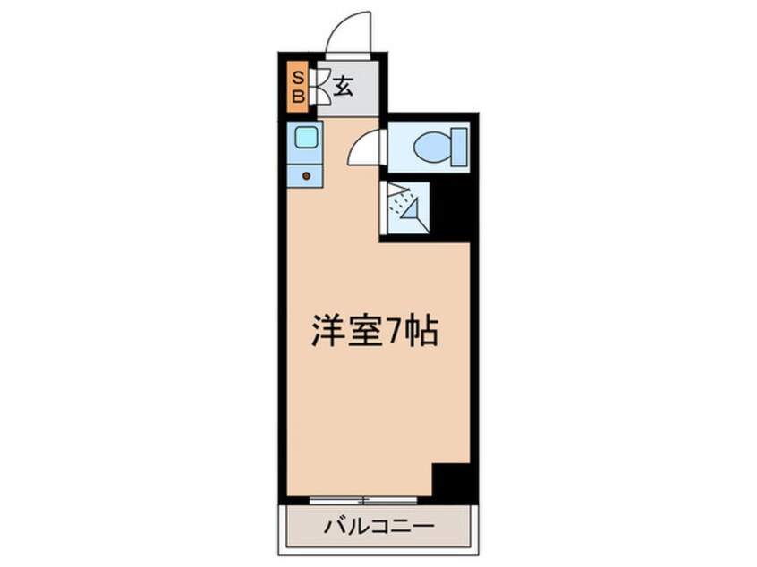 間取図 リバ－サイド麻布