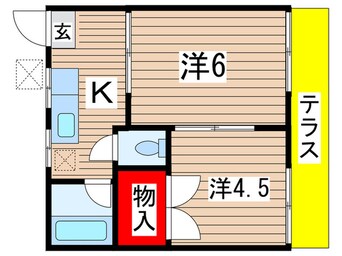 間取図 コーポ高玉