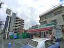 100円ローソン(100均)まで520m オネスティ船橋壱番館