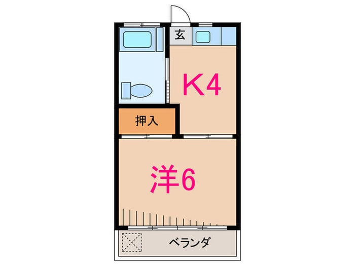 間取り図 神庭コ－ポ