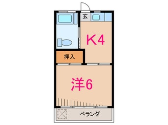 間取図 神庭コ－ポ
