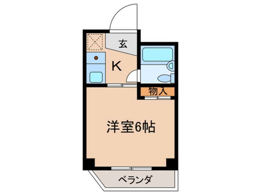 間取図 Ｍ・ⅠビルⅤ