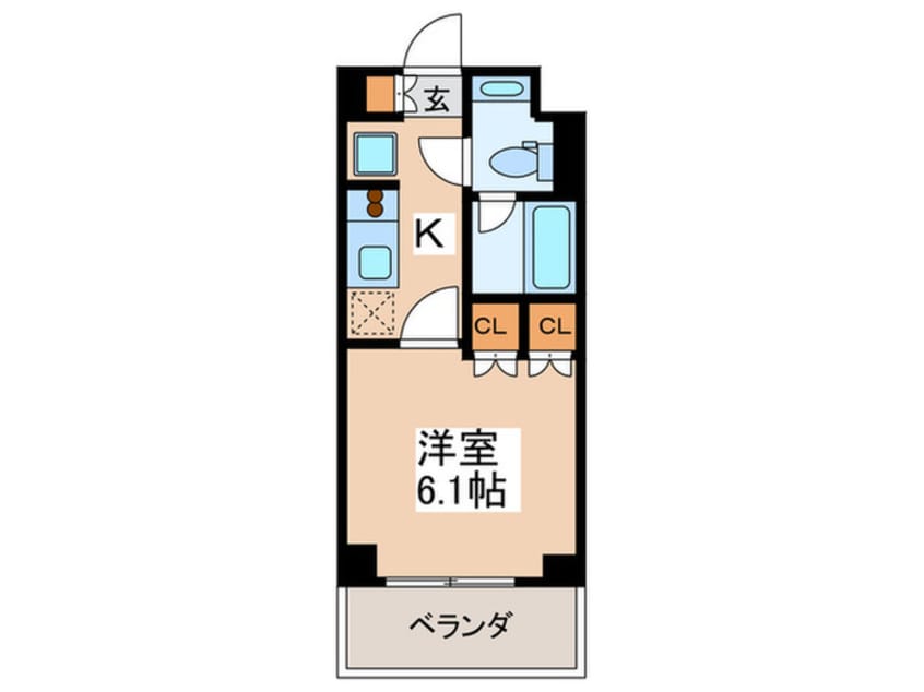 間取図 エスティメゾン新中野