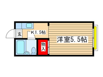 間取図 コーポ金子