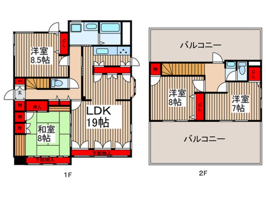 間取図 ウィッシュパーク（100）