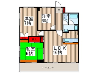 間取図 日恵ふじみ野ビル