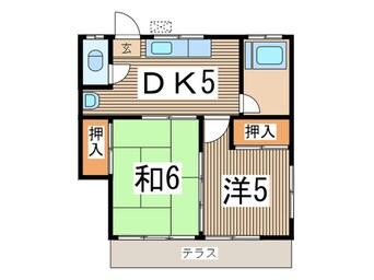 間取図 小杉荘