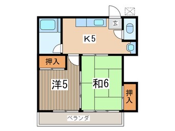 間取図 小杉荘