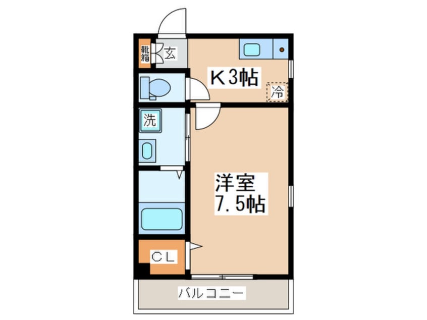 間取図 エクレール鴨居