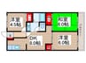 メゾンハナブサ 3DKの間取り