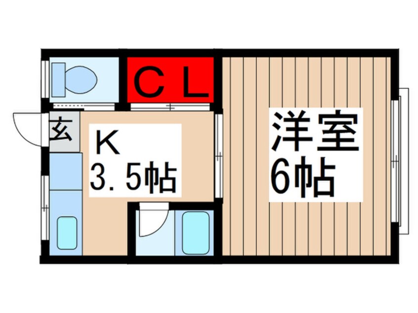 間取図 一すじ荘