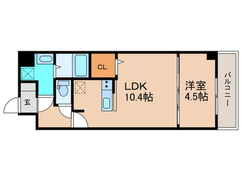 間取図 アルファコート常盤台３