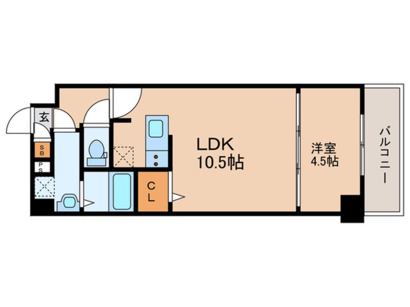間取図 アルファコート常盤台３