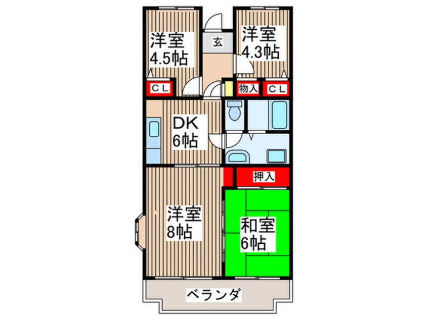 間取図 ミナミスクウェア