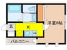 仮)Mark　Duo一ノ割Ⅲ 1Kの間取り