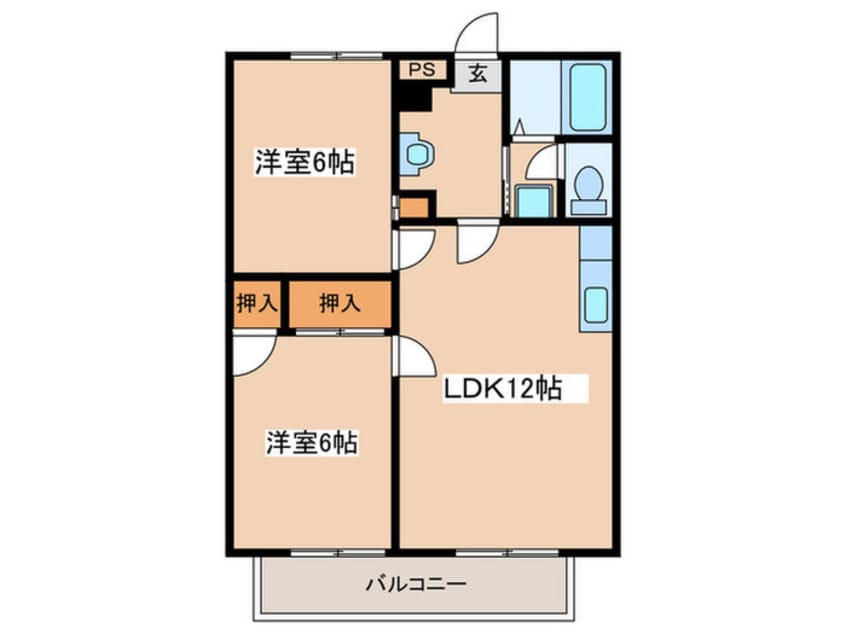 間取図 シティ－堂山Ａ