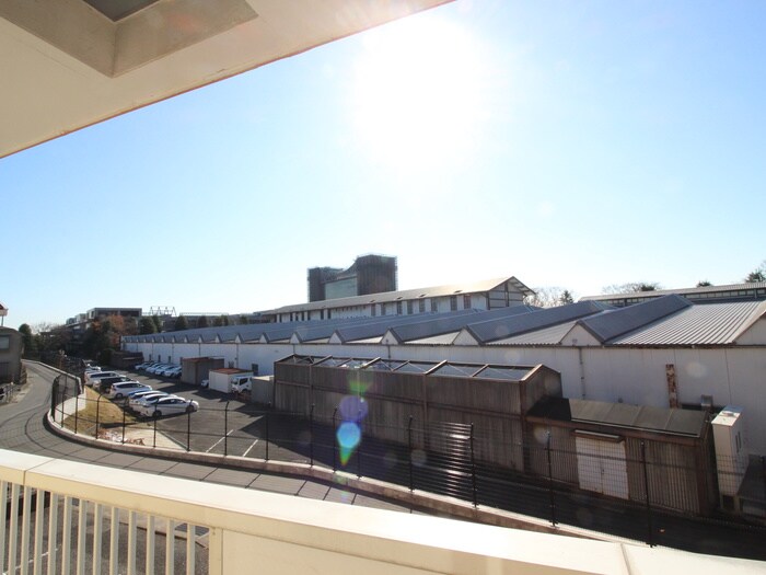 室内からの展望 シティ－堂山Ａ