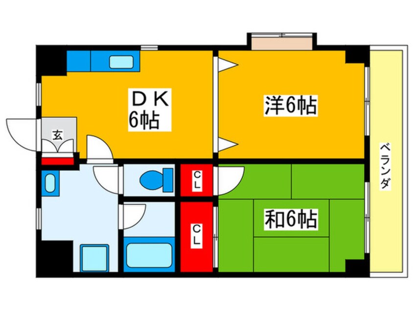 間取図 GOLD高梨