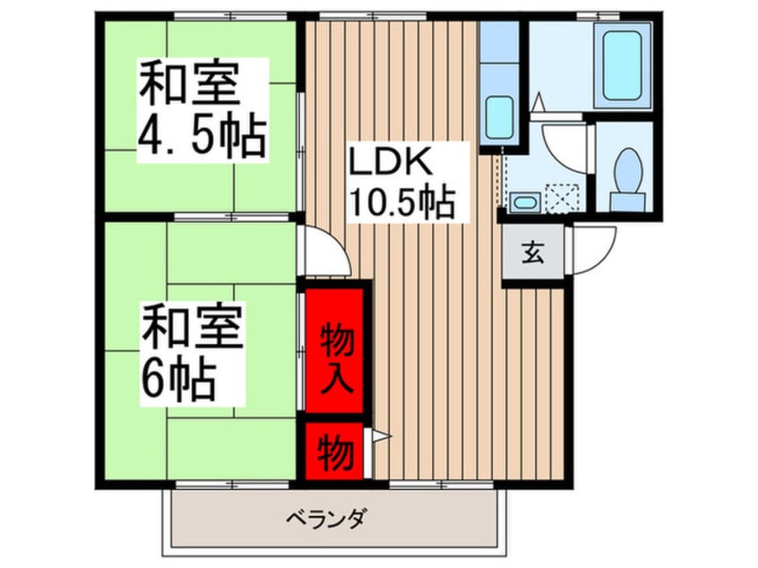 間取図 サンライフ三橋