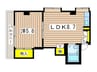 レジデンス田浦 1LDKの間取り