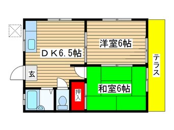 間取図 ハイツやまだ