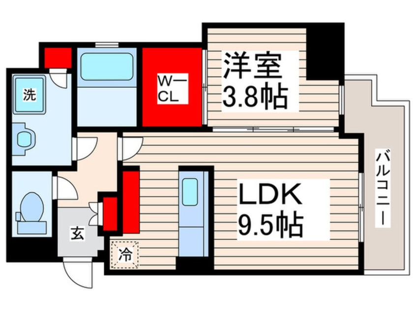 間取図 OZAREA葛西Ⅰ